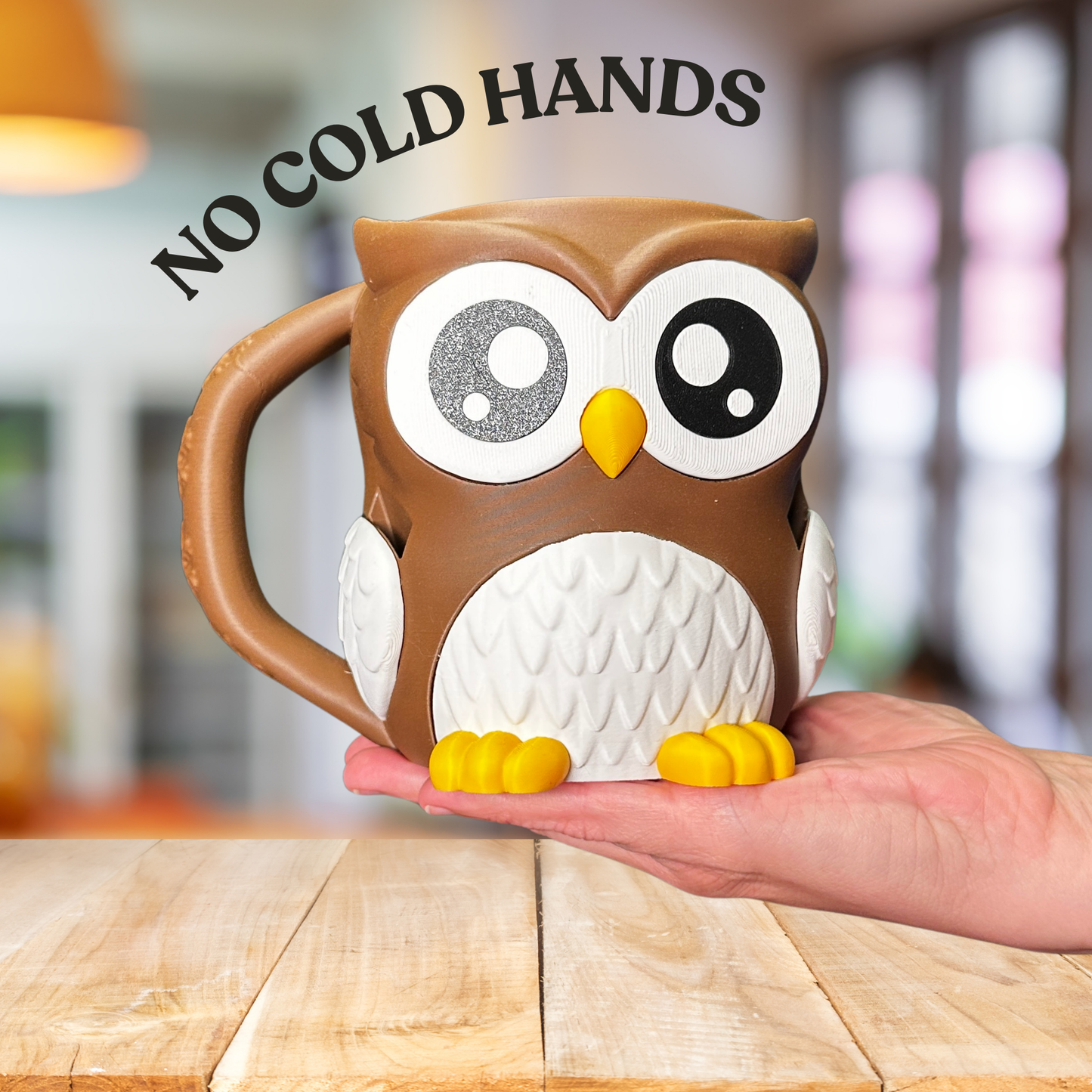 Ollie the Brown Owl Ice Cream Pint Holder