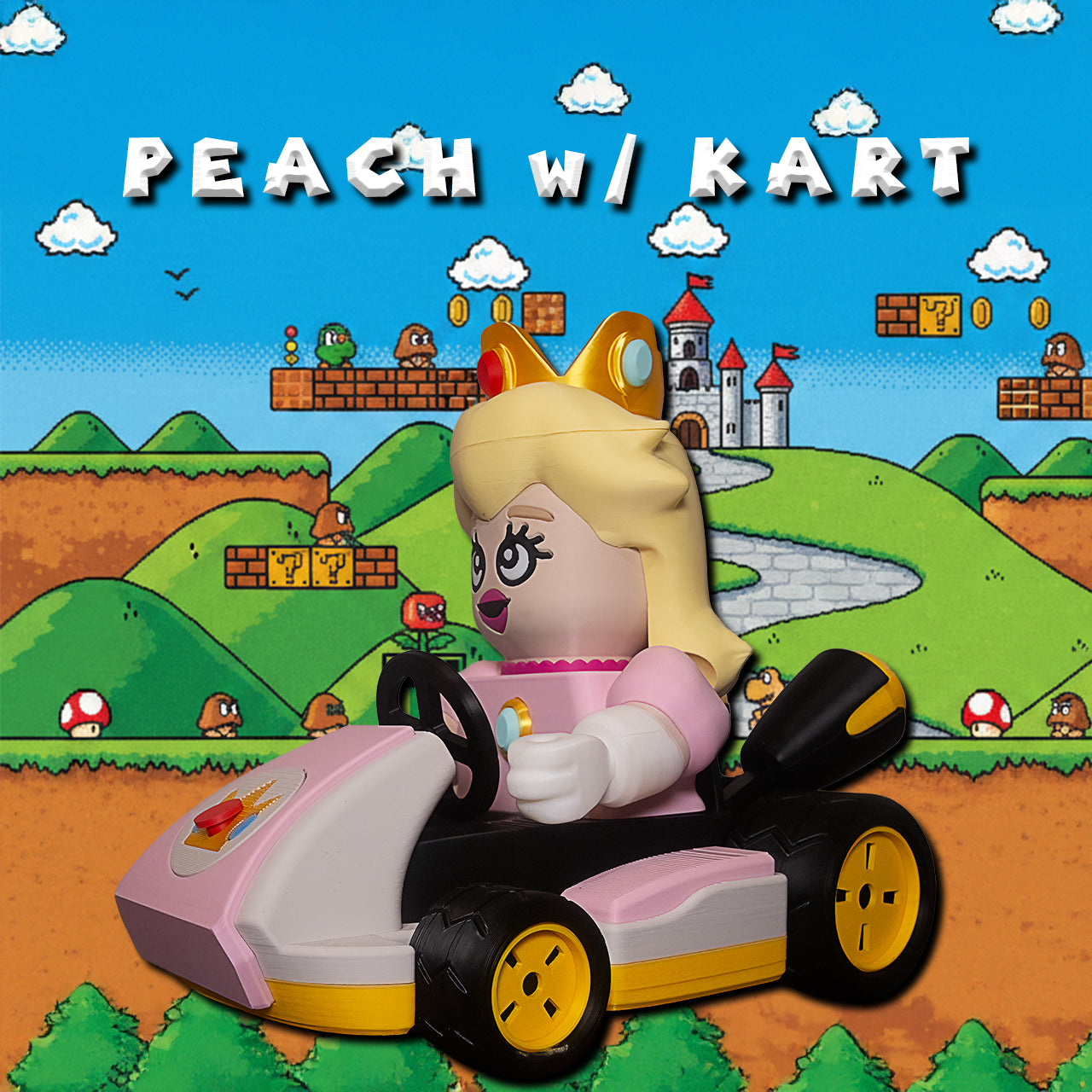 Princess Peach Chunkable with Kart