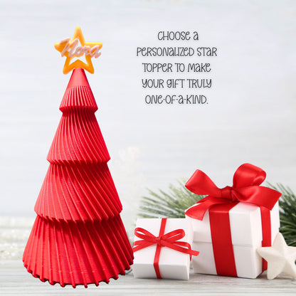 Holiday Spark Collection Large Bright Red Christmas Keepsake Tree