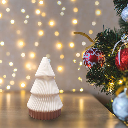 Holiday Spark Collection Small Bright White Christmas Keepsake Tree