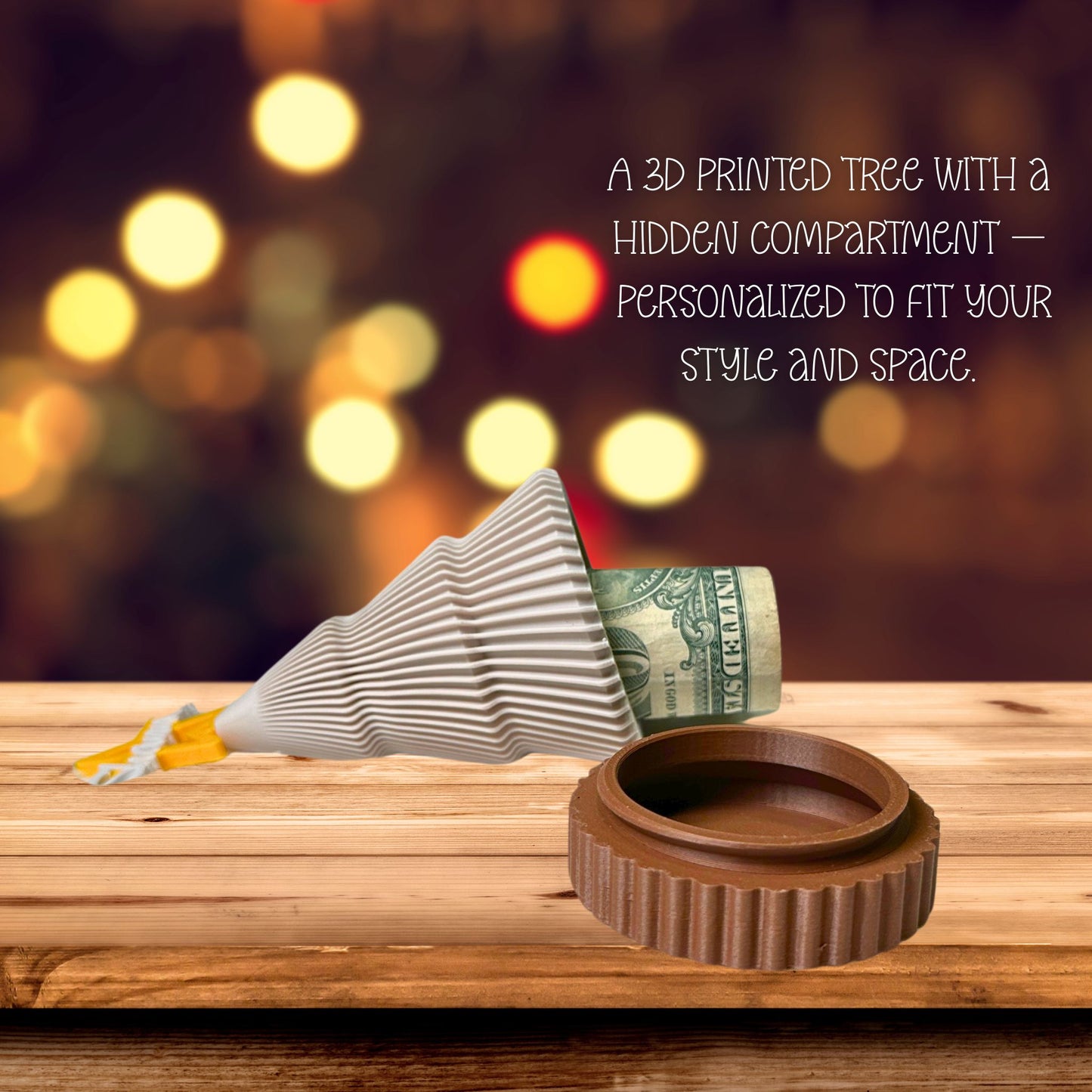 Hearth Collection Small Winter White Christmas Keepsake Tree