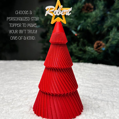 Hearth Collection Large Deep Red Christmas Keepsake Tree