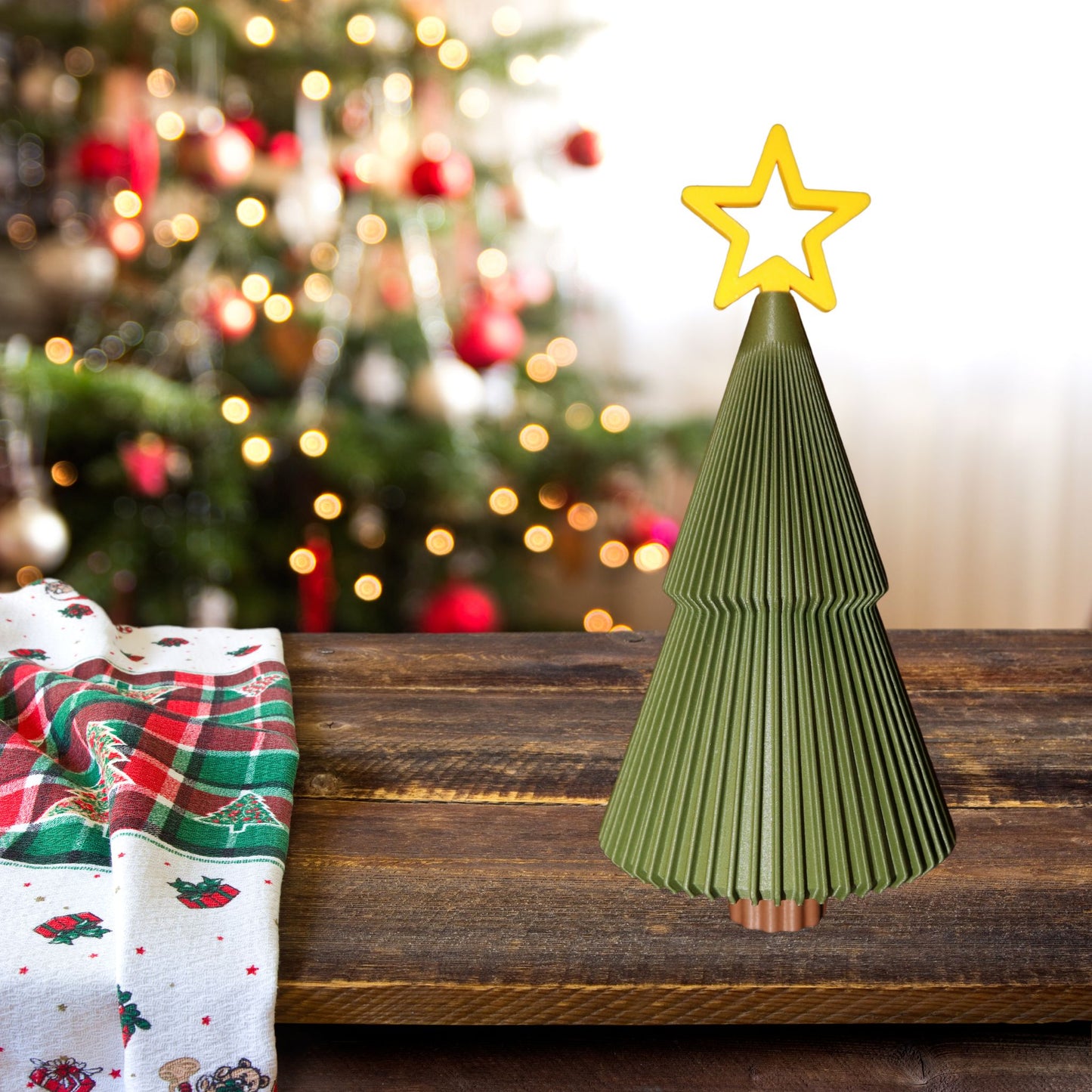 Hearth Collection Medium Forest Green Christmas Keepsake Tree