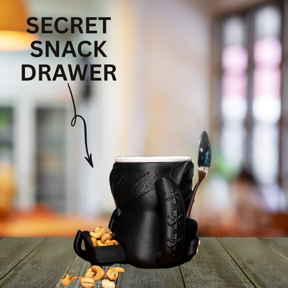 Whiskers the Tuxedo Cat Ice Cream Pint Holder