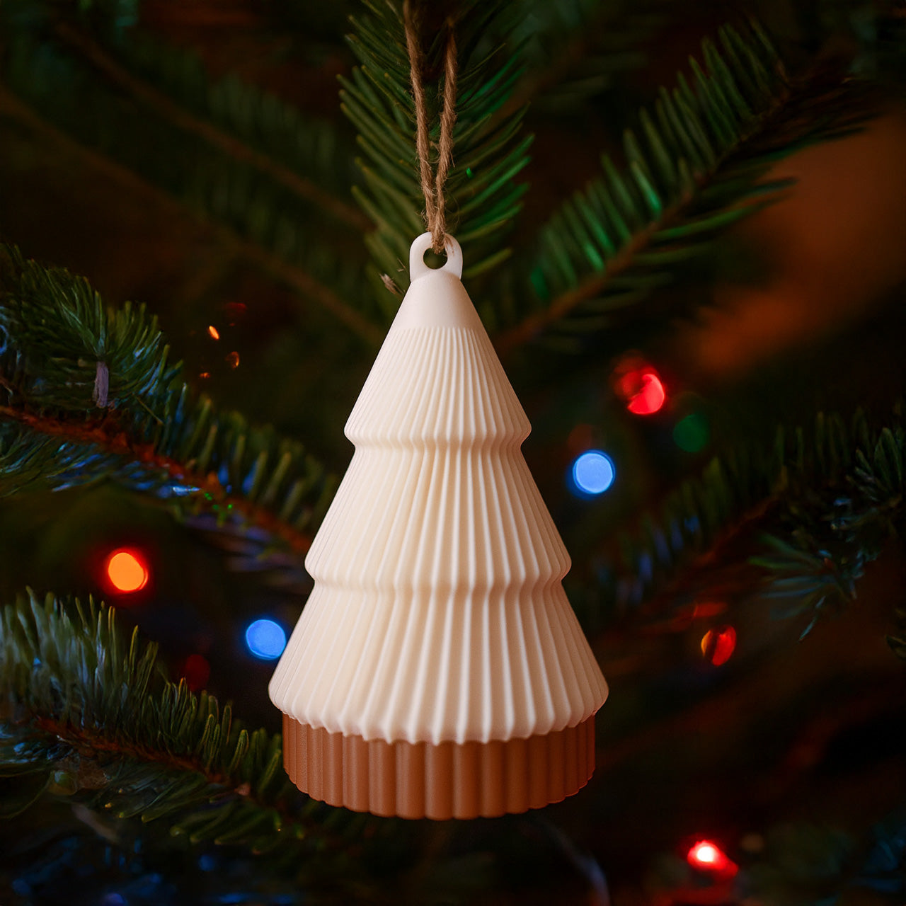 Holiday Spark Collection Small Bright White Christmas Keepsake Tree