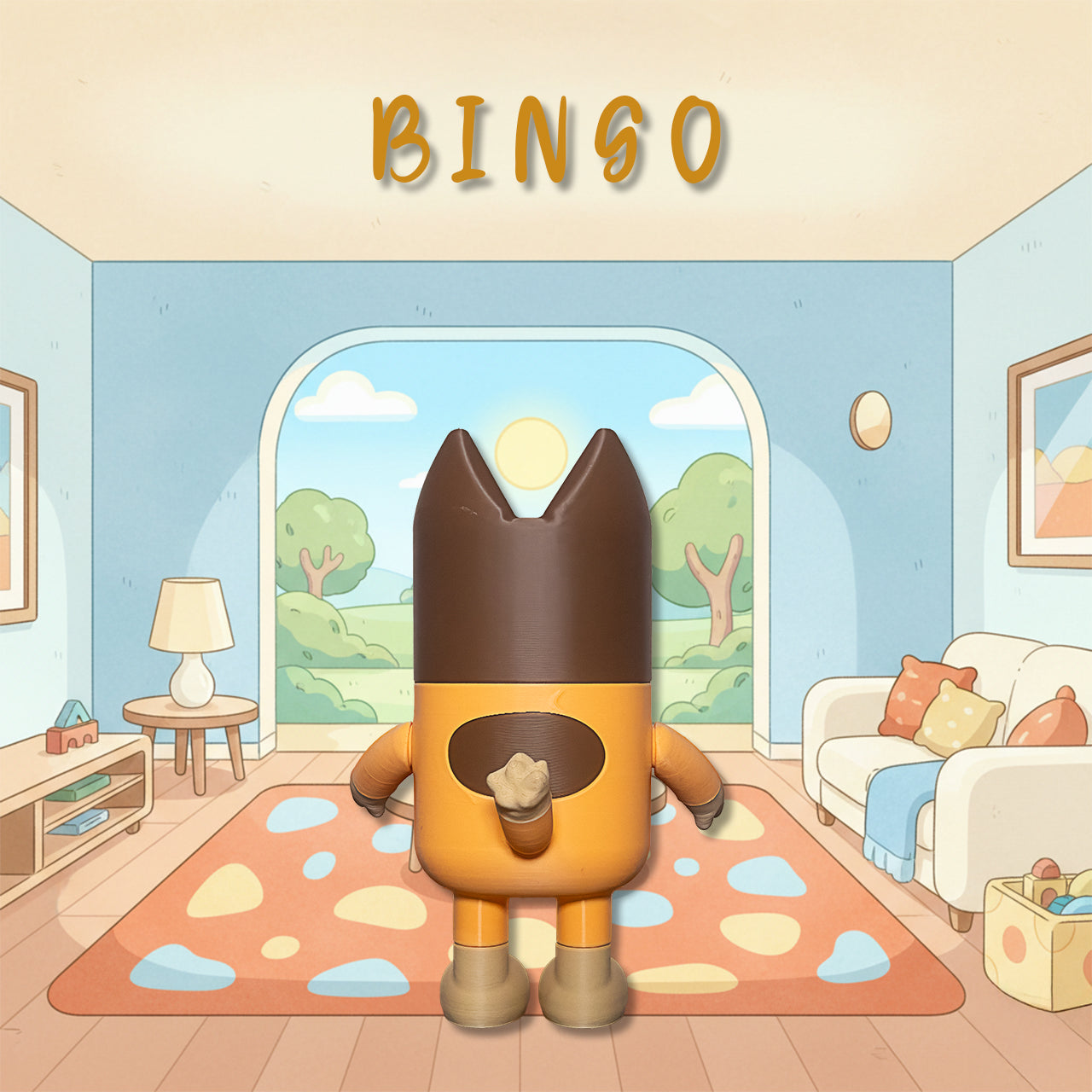 Bluey & Bingo Custom Figurines
