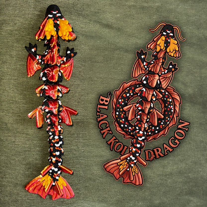 Koi Dragon Black