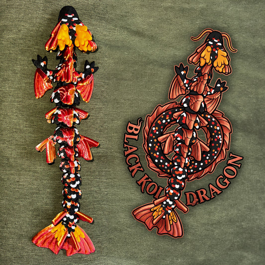 Koi Dragon Black