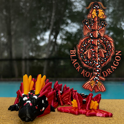 Koi Dragon Black