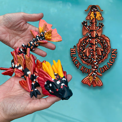 Koi Dragon Black