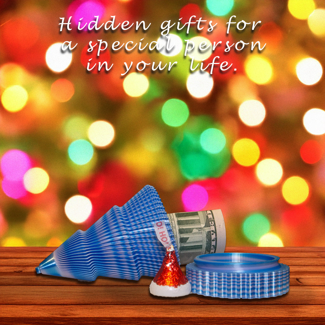 Silk Luxe Collection Small Cotton Candy Blue Christmas Keepsake Tree