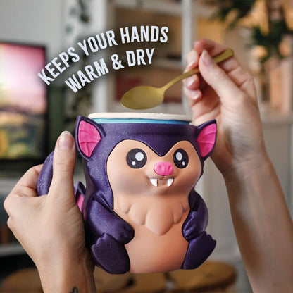 Bramble the Bat Ice Cream Pint Holder