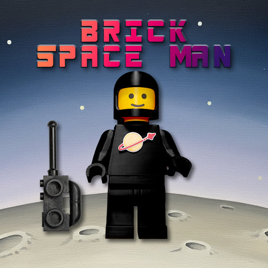 Brick Spaceman Black