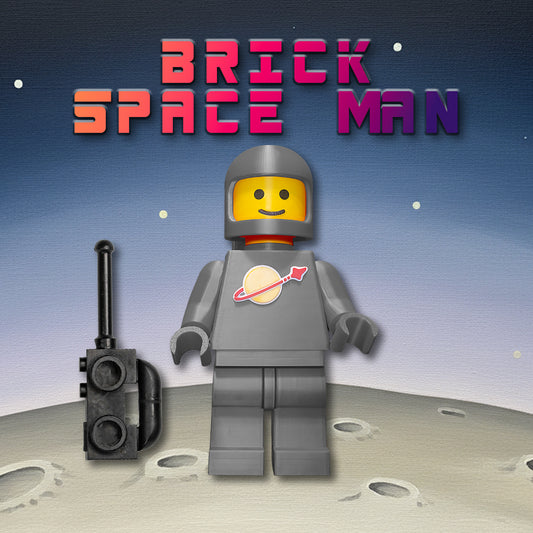 Brick Spaceman Grey