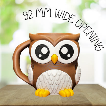 Ollie the Brown Owl Ice Cream Pint Holder