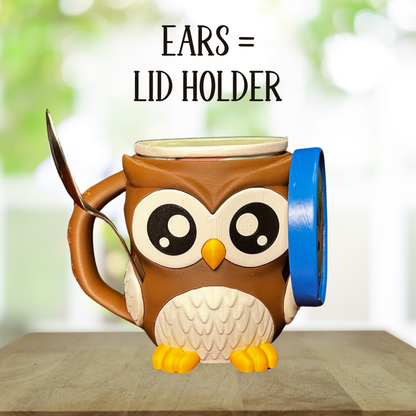 Ollie the Brown Owl Ice Cream Pint Holder