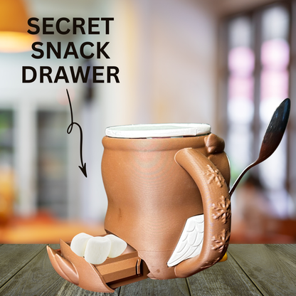 Ollie the Brown Owl Ice Cream Pint Holder