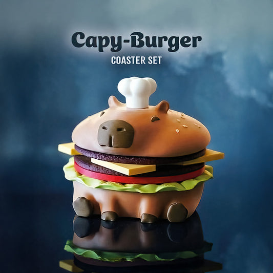 Capy-Burger Coaster Set
