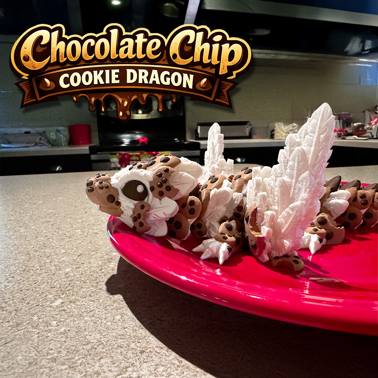 Chocolate Chip Cookie Dragon