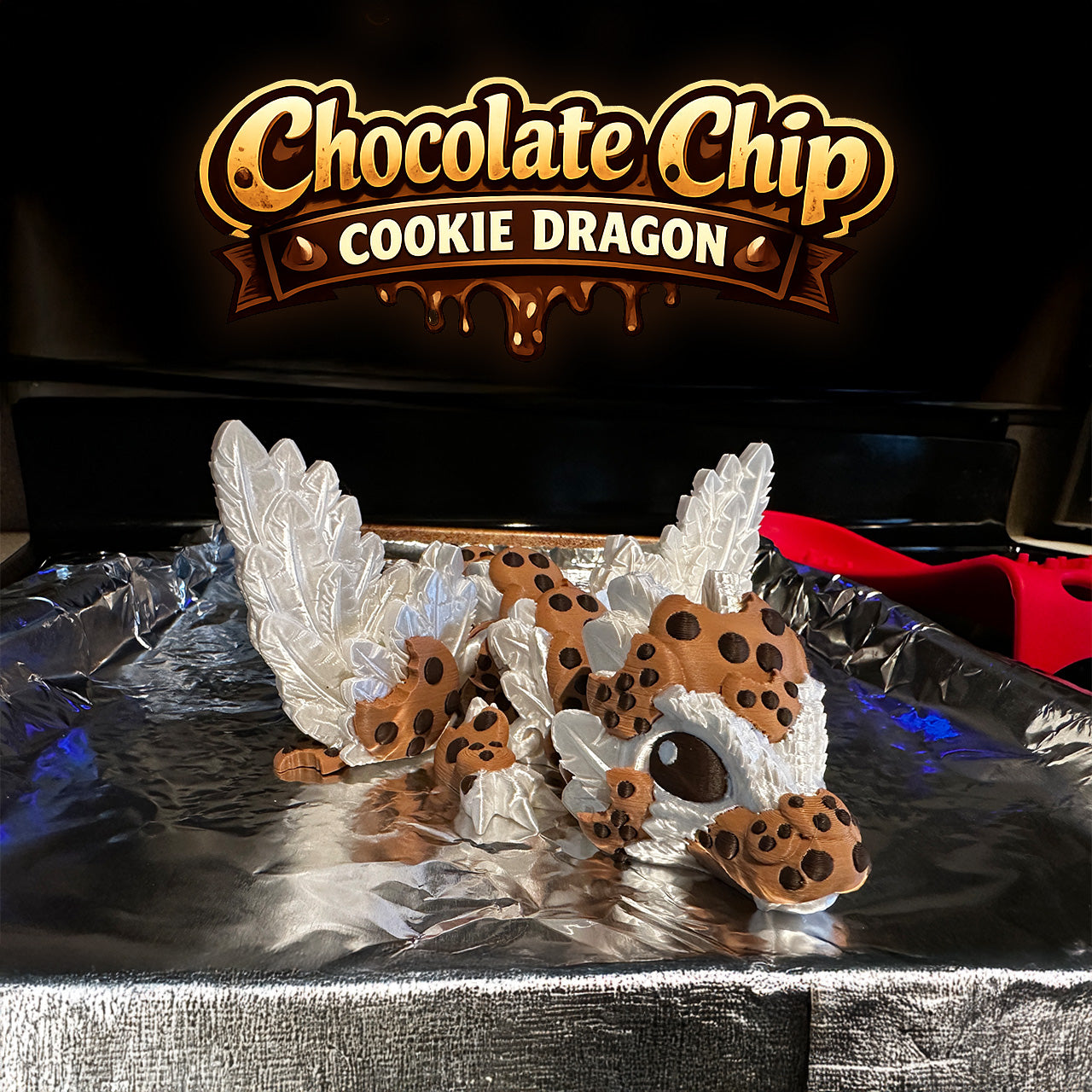 Chocolate Chip Cookie Dragon