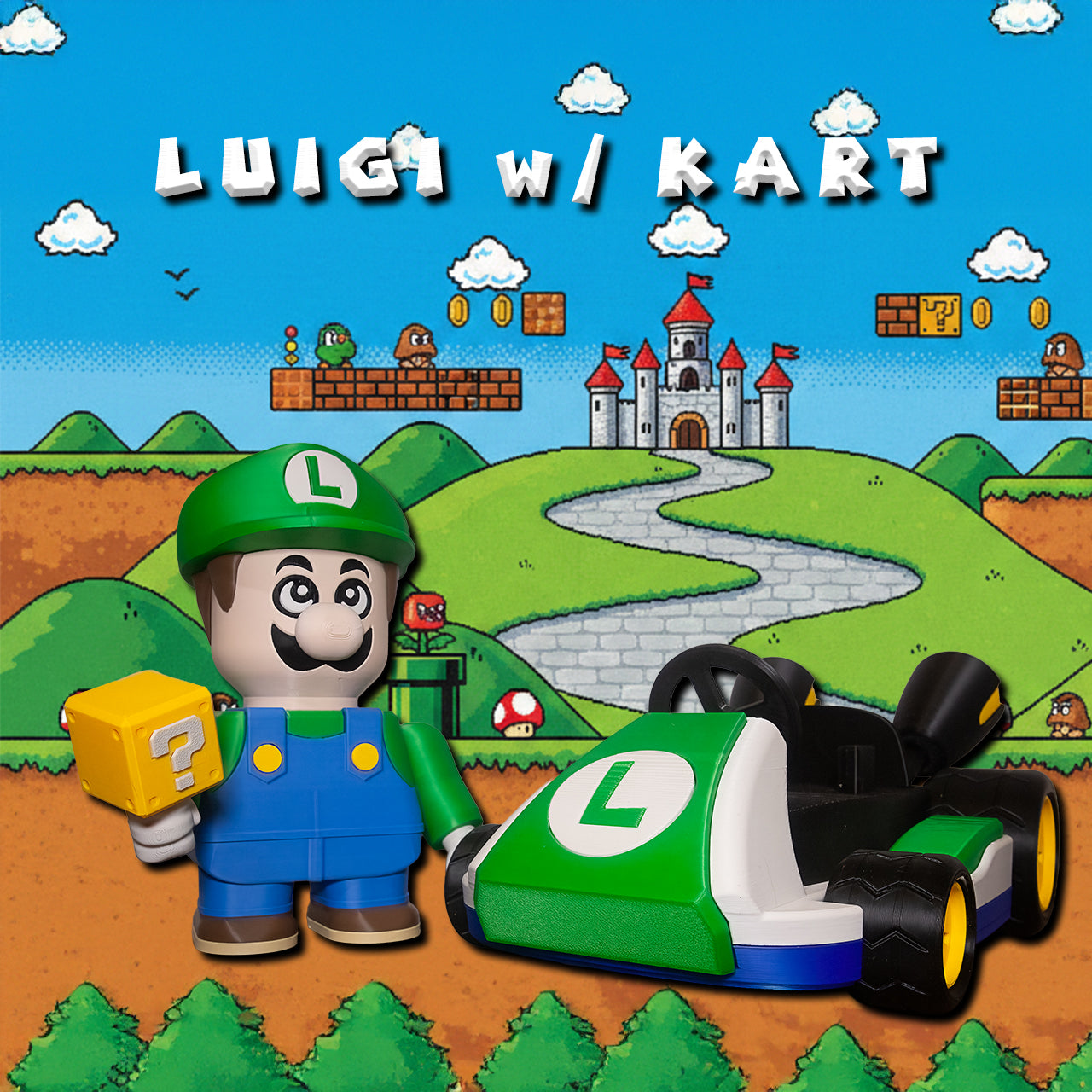 Luigi Chunkable with Kart