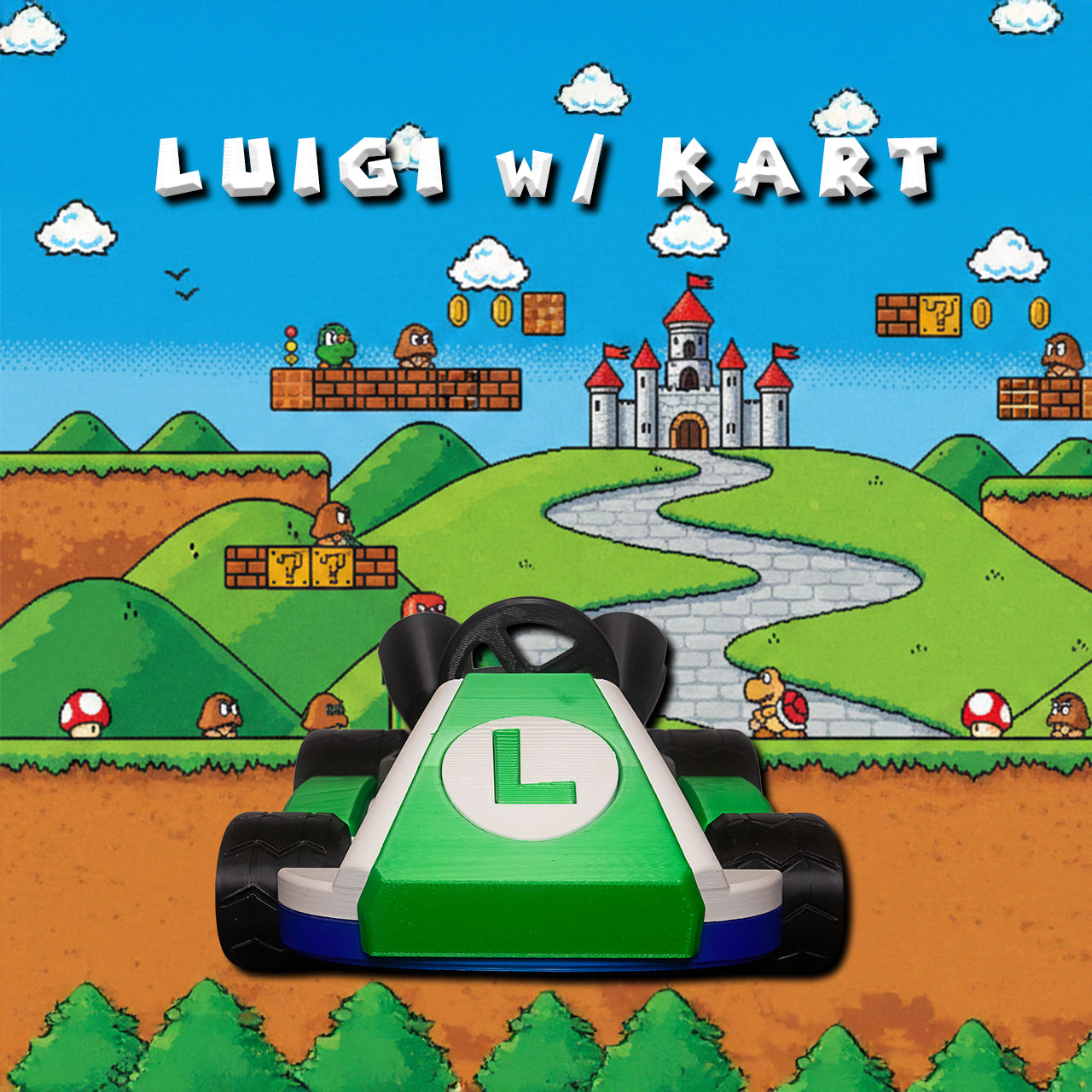 Luigi Chunkable with Kart