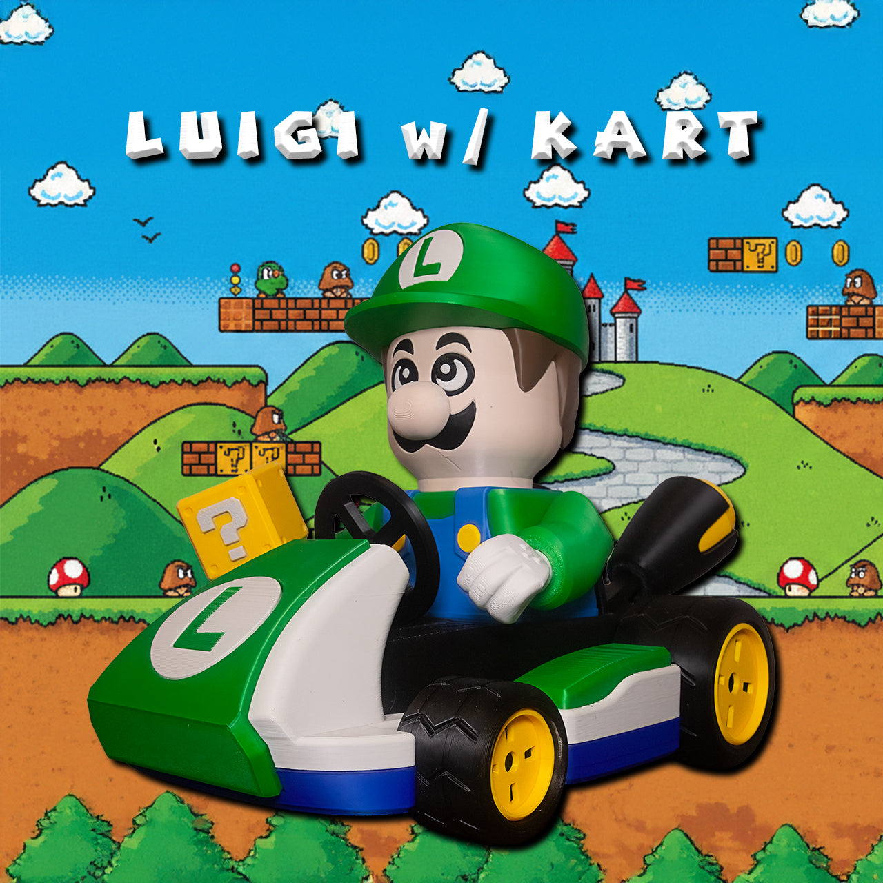 Luigi Chunkable with Kart
