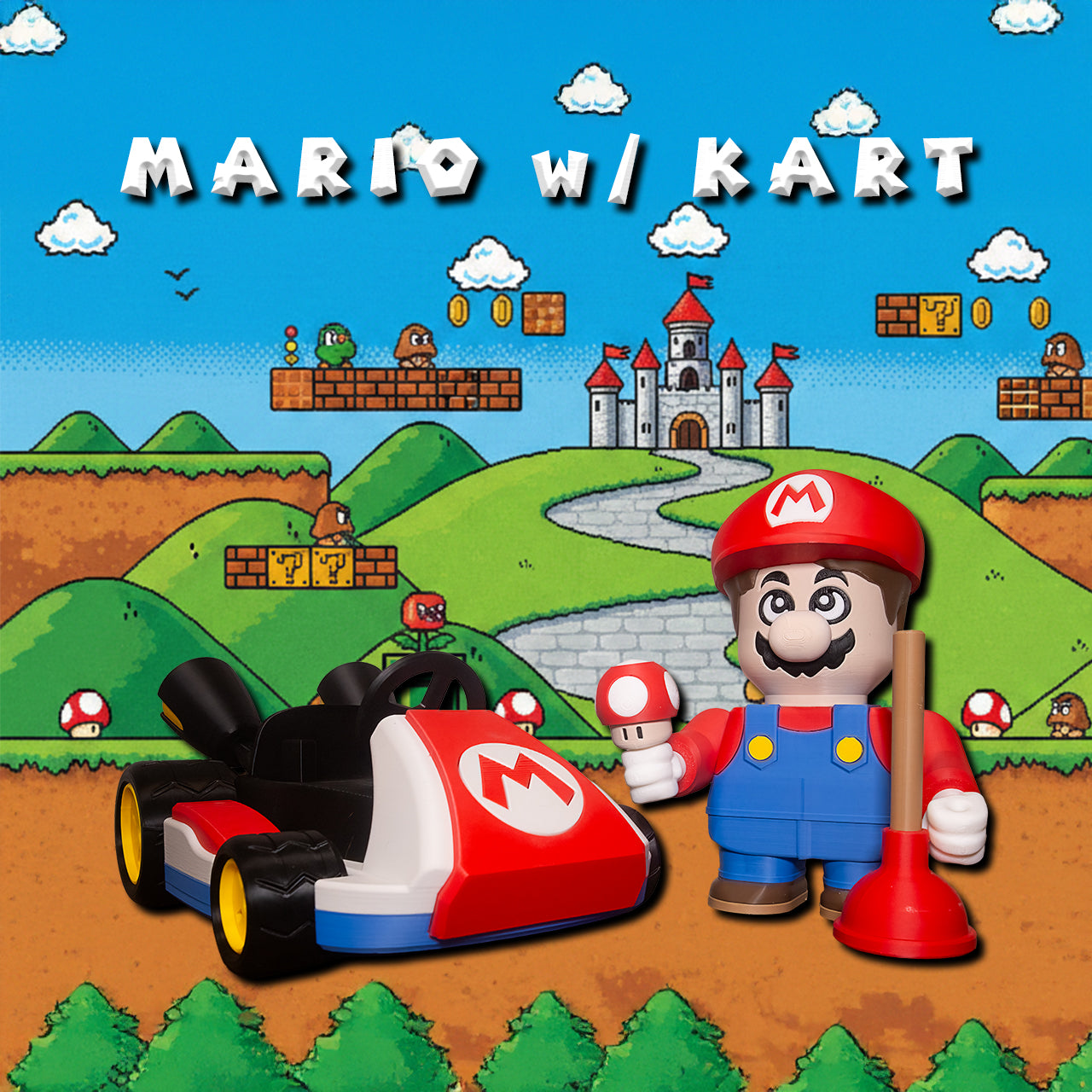 Mario Chunkable with Kart