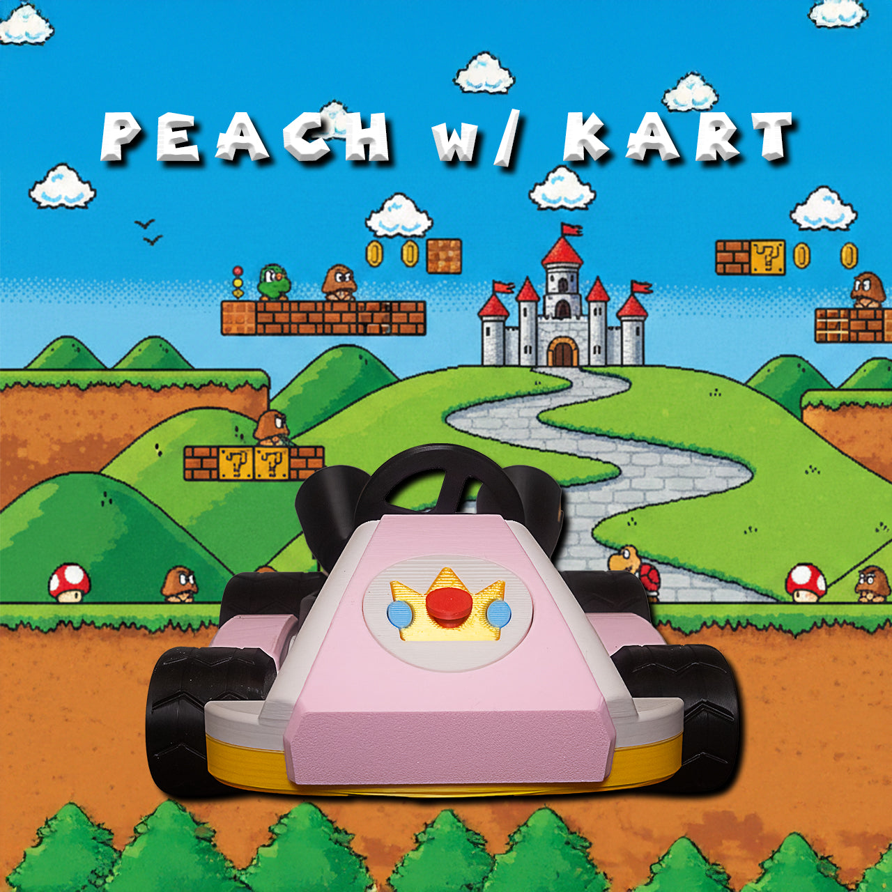 Princess Peach Chunkable with Kart