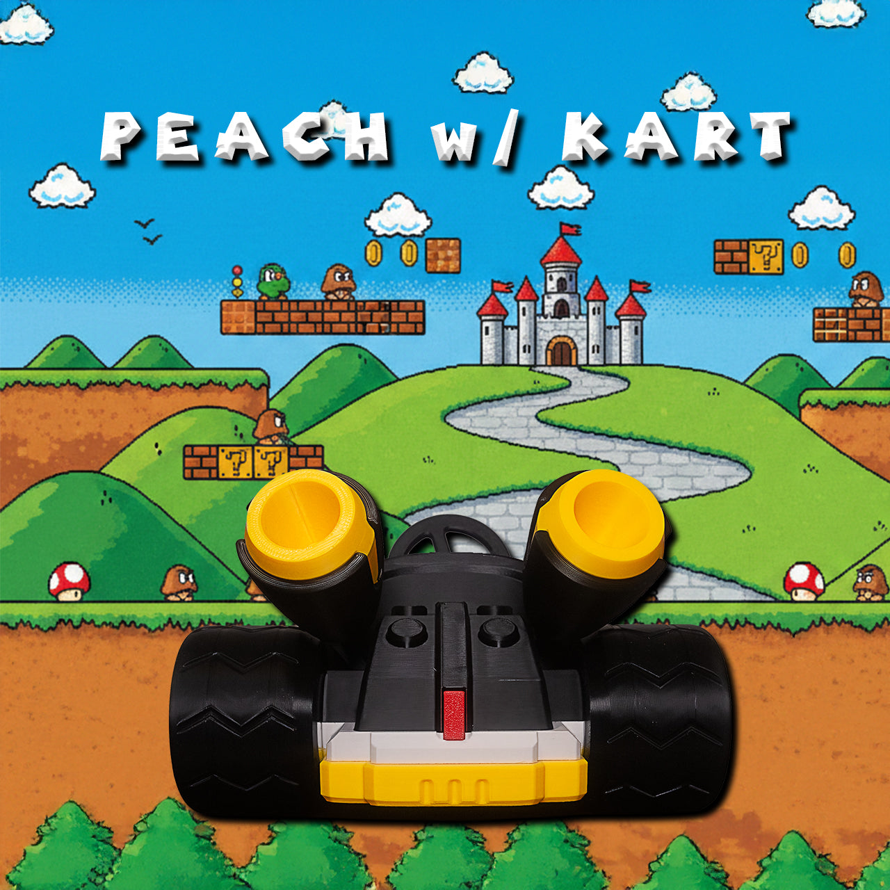 Princess Peach Chunkable with Kart