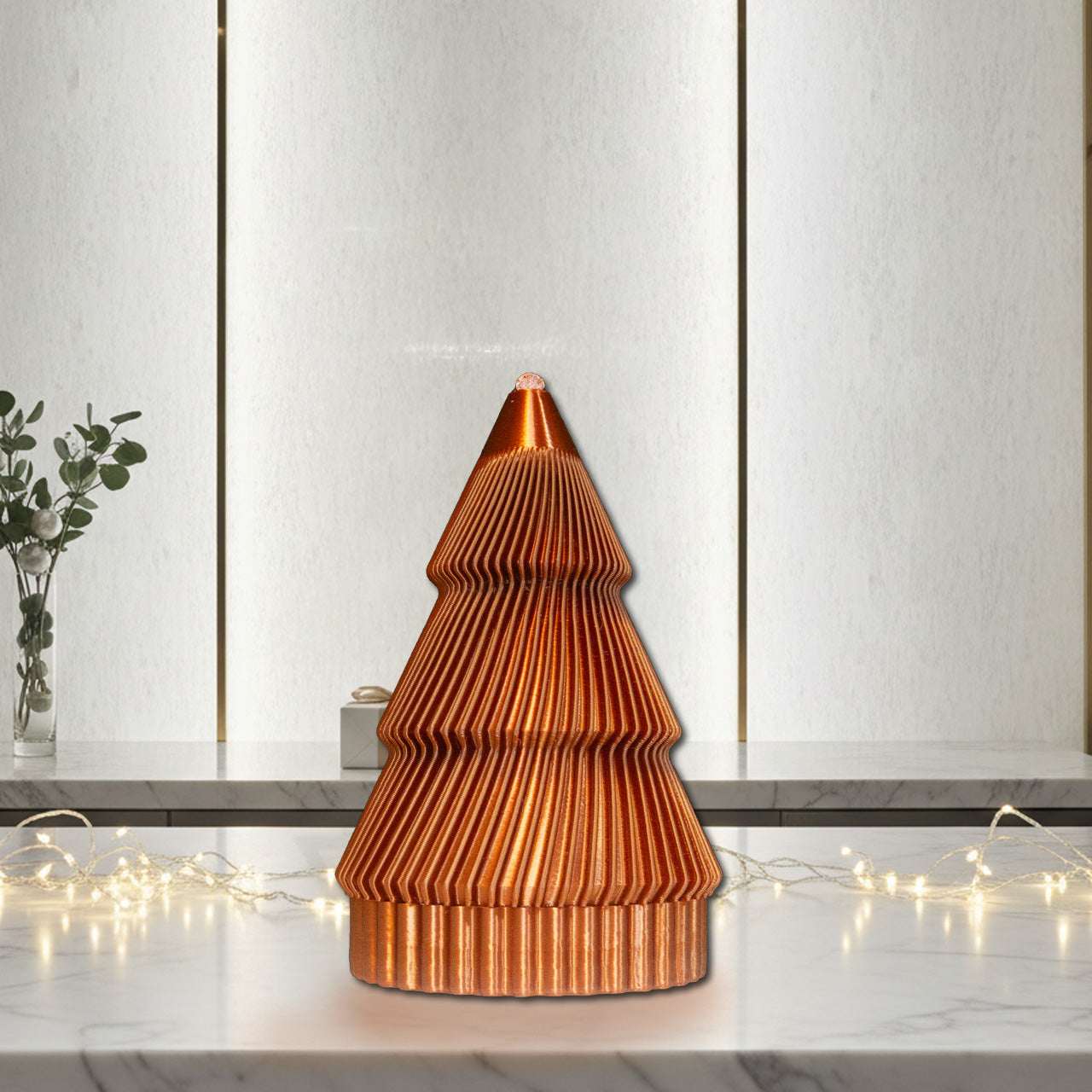 Gilded Collection Small Copper Christmas Keepsake Tree