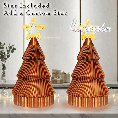Gilded Collection Small Copper Christmas Keepsake Tree