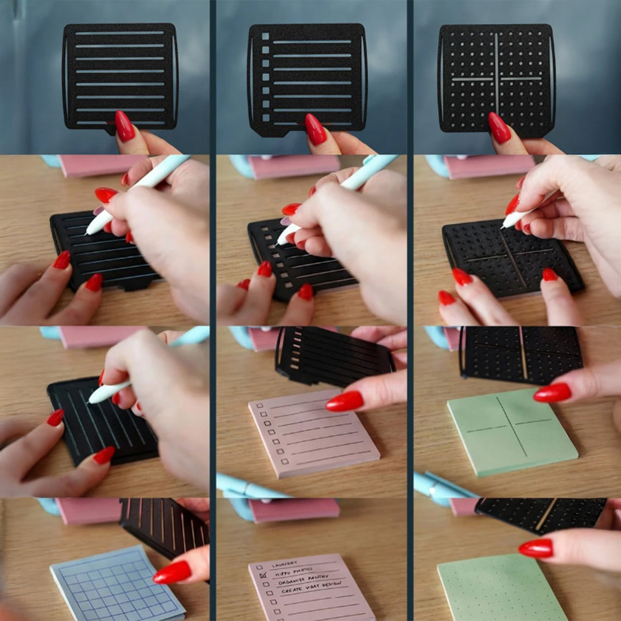 The Highland Cow Post-It Holder & Stencil Set