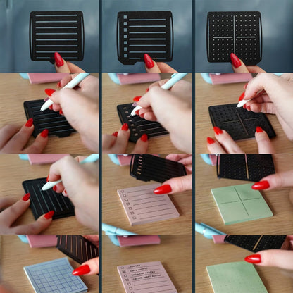 The Highland Cow Post-It Holder & Stencil Set