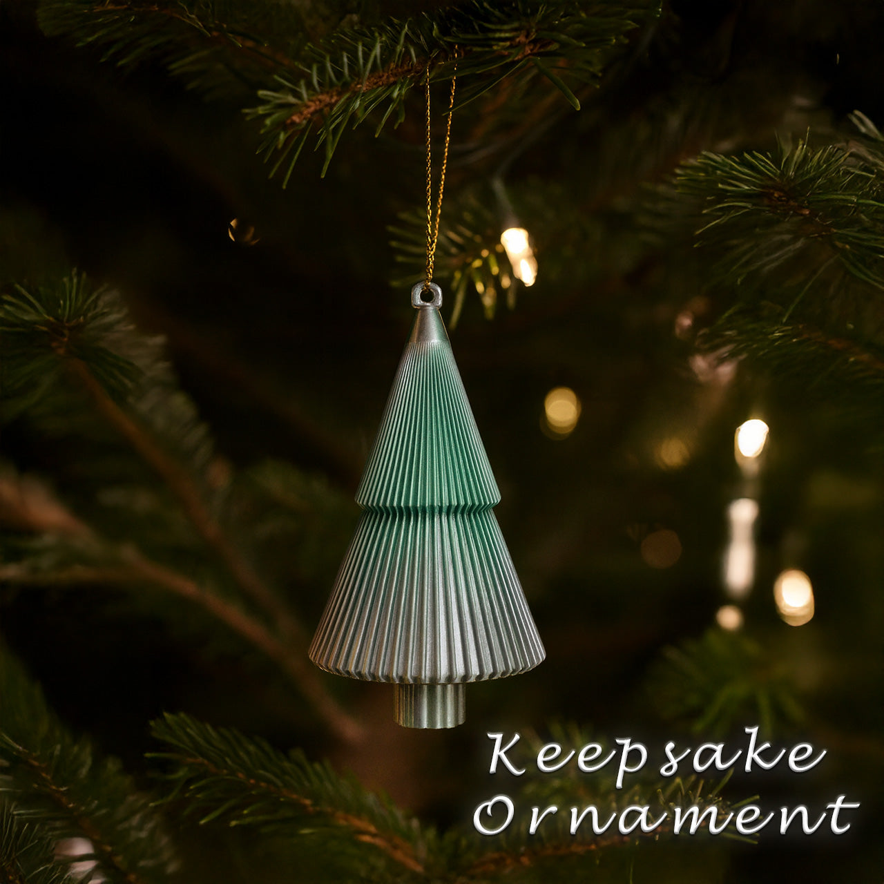 Silk Luxe Collection Medium Evergreen Christmas Keepsake Tree