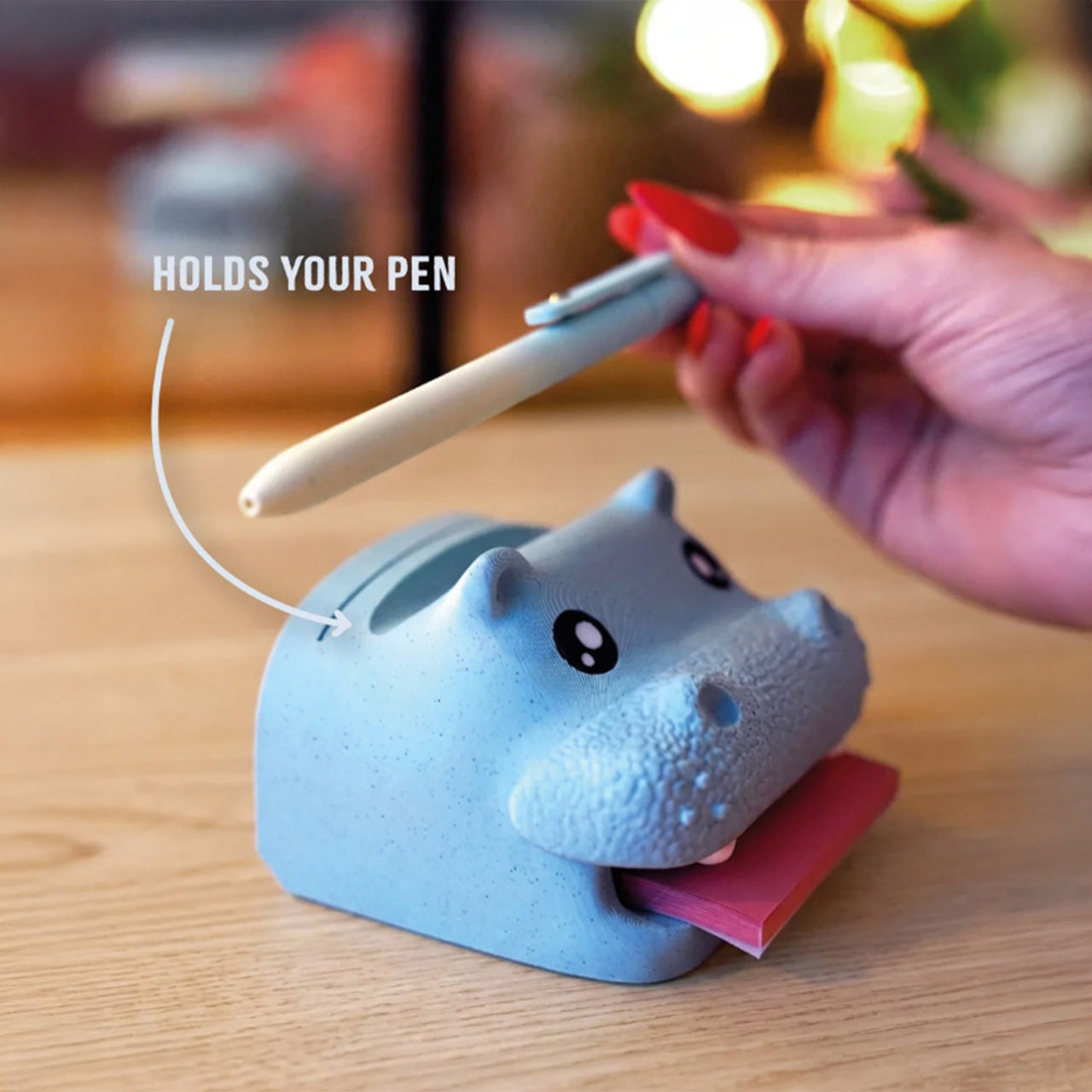 Hippo-Campus Post-It Holder & Stencil Set