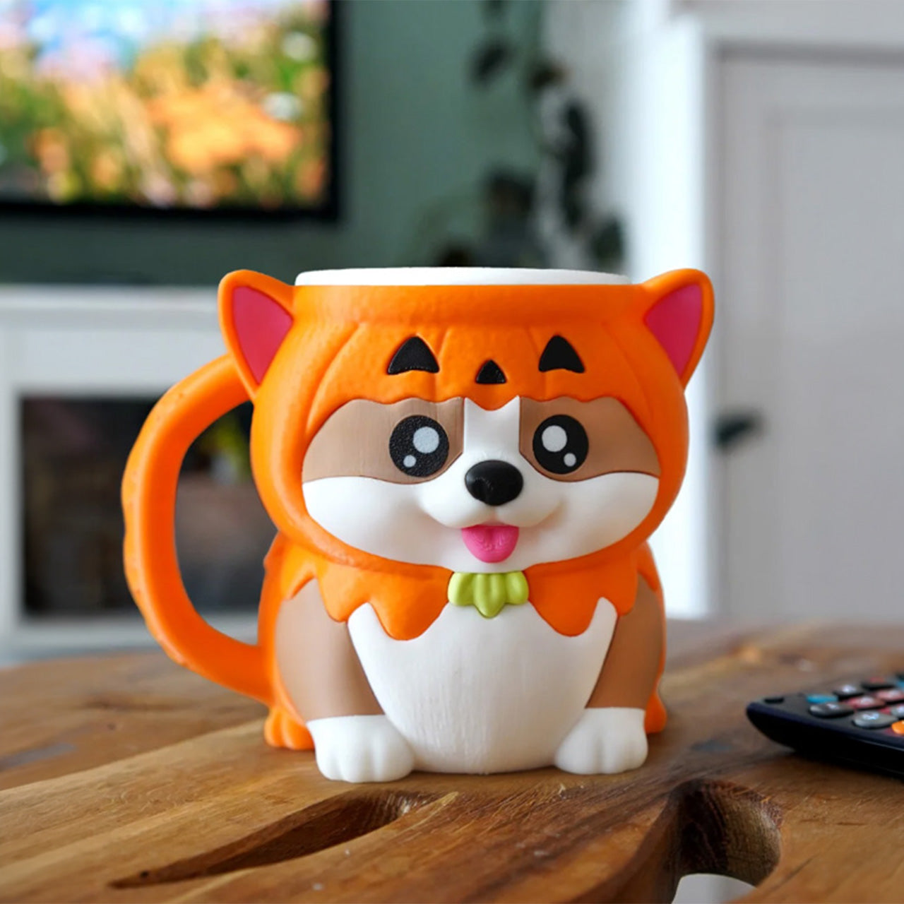 Kevin the Halloween Corgi Ice Cream Pint Holder