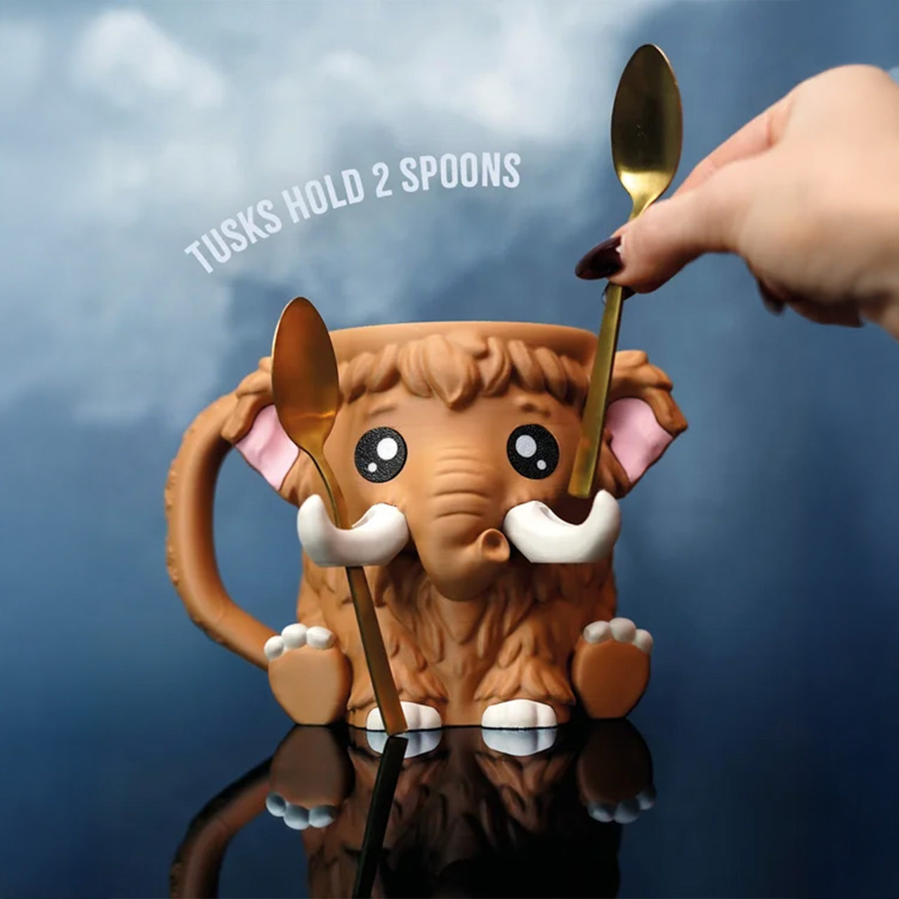 Mammuel the Mammoth Ice Cream Pint Holder