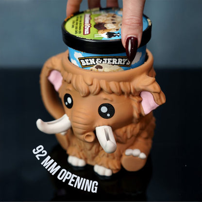 Mammuel the Mammoth Ice Cream Pint Holder
