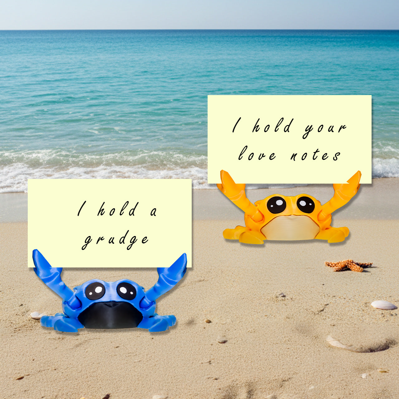 Sunny the Happy Orange Crab