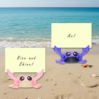 Sunny the Happy Pink Crab