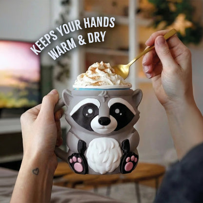 Rocky the Racoon Ice Cream Pint Holder