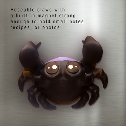 Salty the Grumpy Black Crab