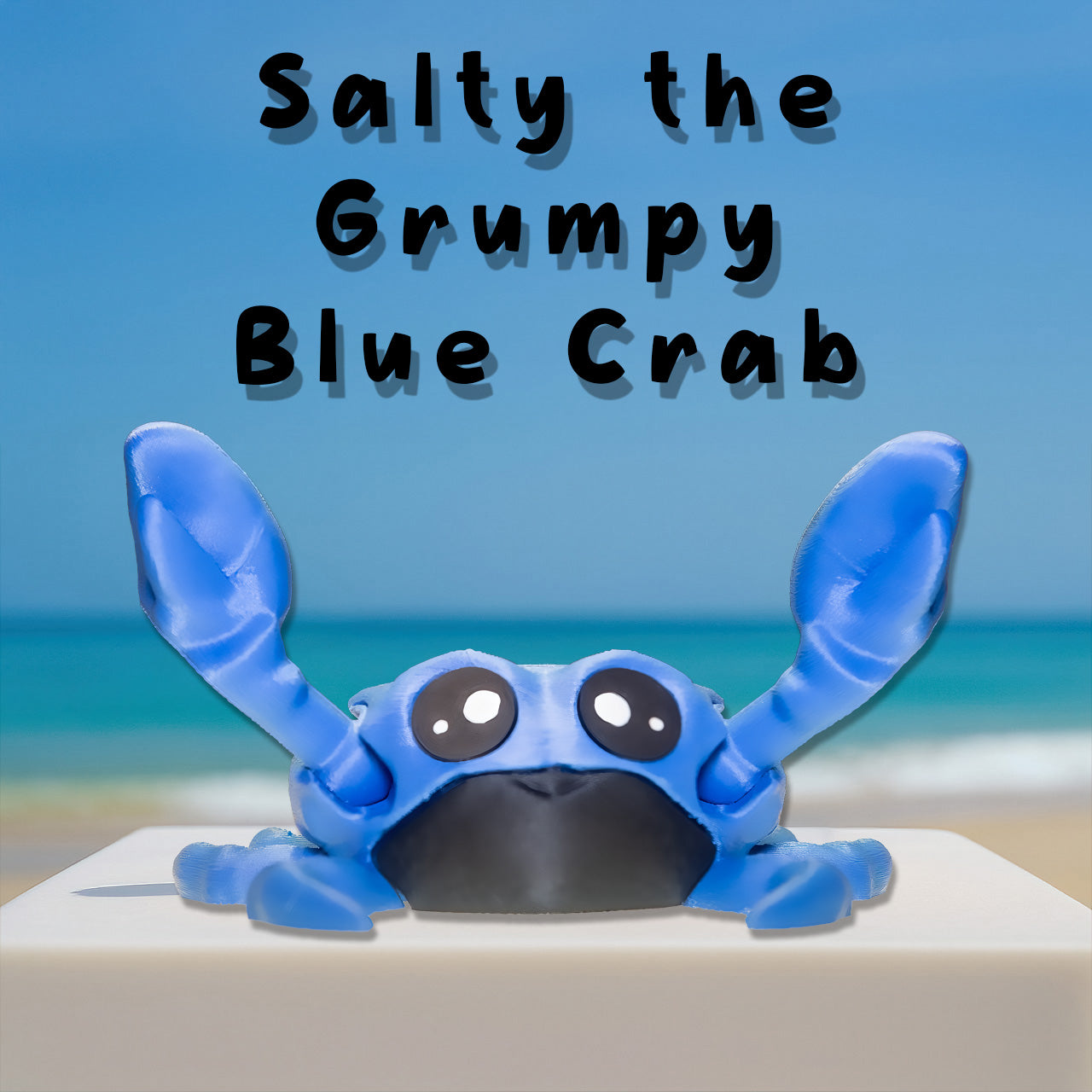 Salty the Grumpy Blue Crab