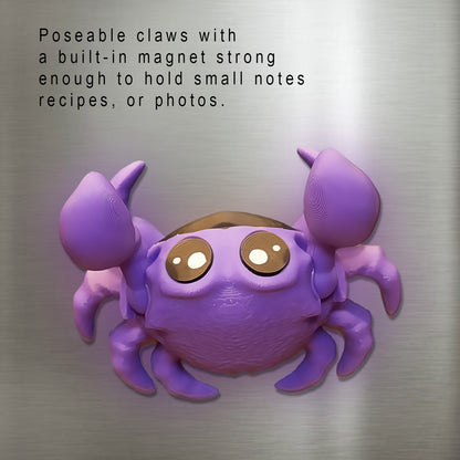 Salty the Grumpy Purple Crab