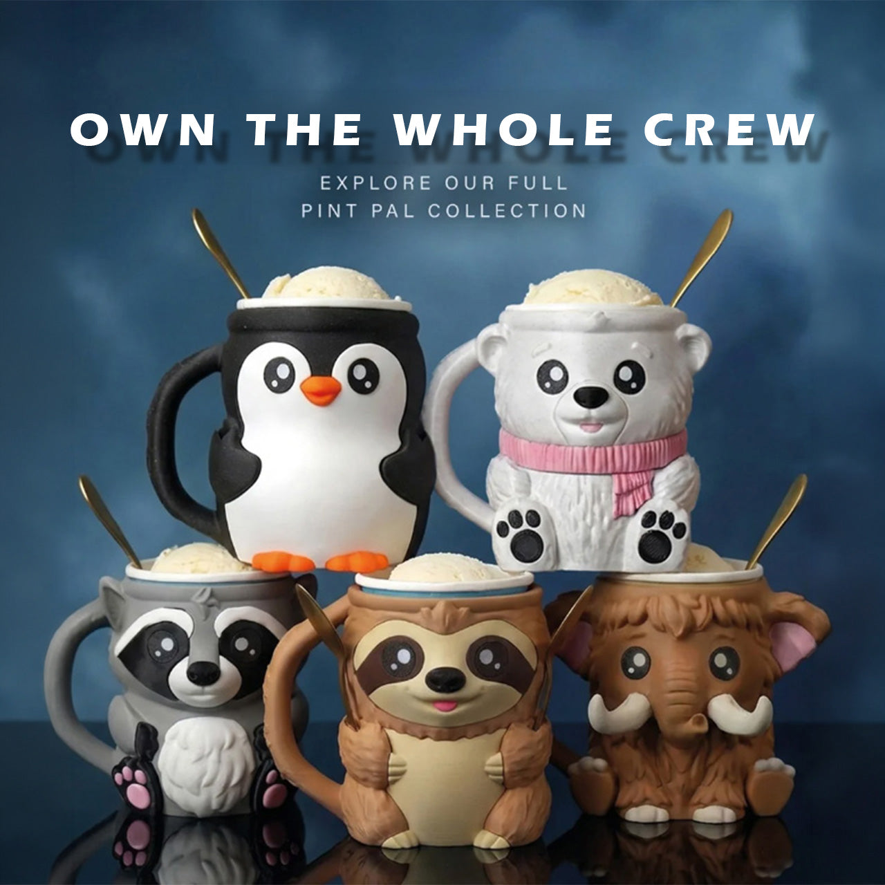 Sammy the Sloth Ice Cream Pint Holder