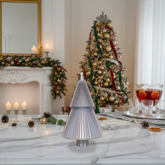 Gilded Collection Medium Silver Christmas Keepsake Tree