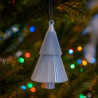 Gilded Collection Medium Silver Christmas Keepsake Tree