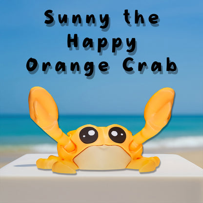 Sunny the Happy Orange Crab
