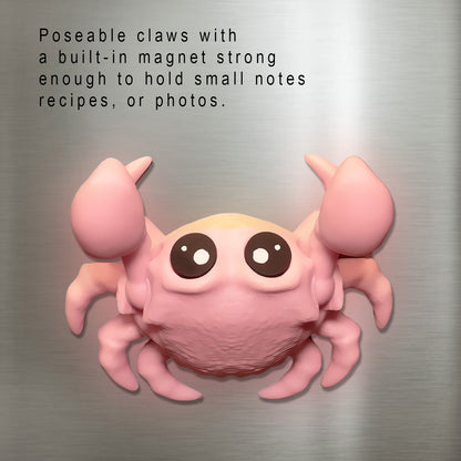 Sunny the Happy Pink Crab